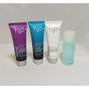 Lot of 4 H2O+ Spa Travel Size Face Facial Marine Skincare Products Mask Cleanser